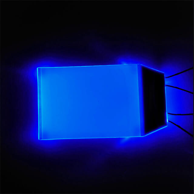 Retroiluminación LED azul